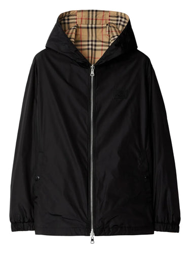 Reversible check jacket